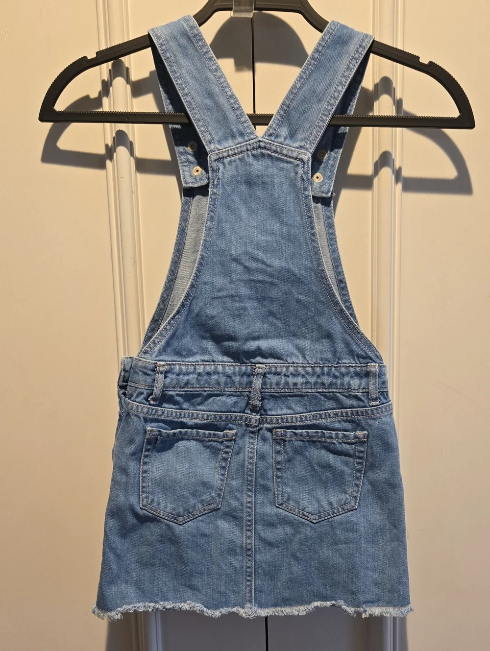 The Children's Place Light Blue Denim Overall Dress - Picture 3 of 3